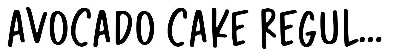 Avocado Cake Regular